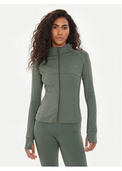 Guess Bluza Marika V4YP12 KCD02 Zielony Slim Fit ze sklepu MODIVO w kategorii Bluzy damskie - zdjęcie 176641279