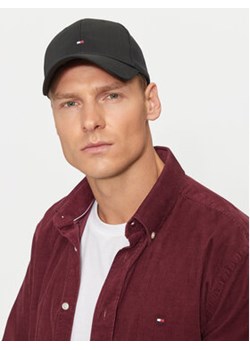 Tommy Hilfiger Czapka z daszkiem Small Flag AU0AU01528 Czarny ze sklepu MODIVO w kategorii Czapki z daszkiem męskie - zdjęcie 176649155