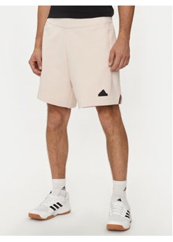 adidas Szorty sportowe Z.N.E. Premium IR5239 Écru Loose Fit ze sklepu MODIVO w kategorii Spodenki męskie - zdjęcie 176651886