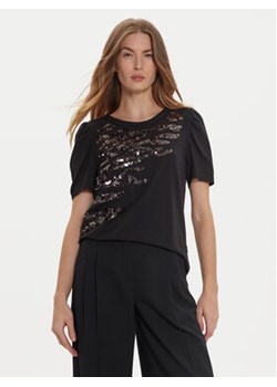 DKNY T-Shirt P4MHTXVW Czarny Regular Fit ze sklepu MODIVO w kategorii Bluzki damskie - zdjęcie 176652645