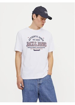 Jack&Jones T-Shirt Logo 12254862 Biały Standard Fit ze sklepu MODIVO w kategorii T-shirty męskie - zdjęcie 176655569