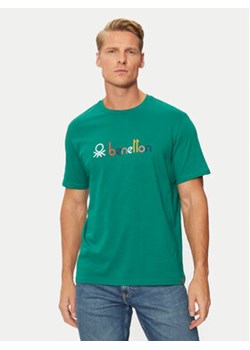 United Colors Of Benetton T-Shirt 3I1XU109Q Zielony Relaxed Fit ze sklepu MODIVO w kategorii T-shirty męskie - zdjęcie 176658645