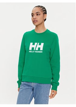 Helly Hansen Bluza Logo 2.0 34462 Zielony Regular Fit ze sklepu MODIVO w kategorii Bluzy damskie - zdjęcie 176663487