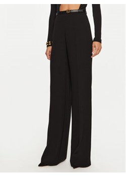 Elisabetta Franchi Spodnie materiałowe PA-061-47E2-V300 Czarny Regular Fit ze sklepu MODIVO w kategorii Spodnie damskie - zdjęcie 176672658