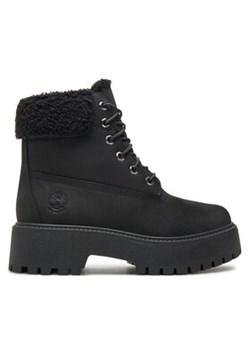 Timberland Trapery Stone Street TB0A2PU6W051 Czarny ze sklepu MODIVO w kategorii Workery damskie - zdjęcie 176674545