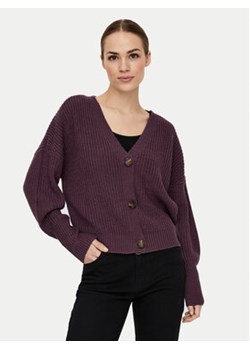 Vero Moda Kardigan Lea 10249632 Fioletowy Regular Fit ze sklepu MODIVO w kategorii Swetry damskie - zdjęcie 176677725