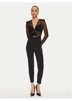 Elisabetta Franchi Kombinezon TU-021-46E2 Czarny Slim Fit ze sklepu MODIVO w kategorii Kombinezony damskie - zdjęcie 176680829