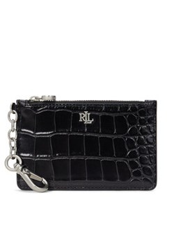 LAUREN RALPH LAUREN Etui na karty kredytowe 432951705003 Czarny ze sklepu MODIVO w kategorii Portfele damskie - zdjęcie 176689557