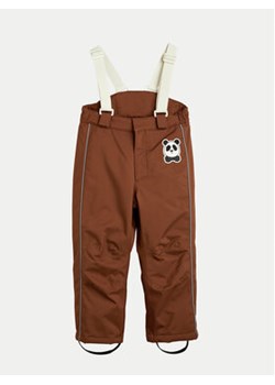 Mini Rodini Spodnie narciarskie Panda 2371014016 Brązowy Regular Fit ze sklepu MODIVO w kategorii Spodnie chłopięce - zdjęcie 176689859