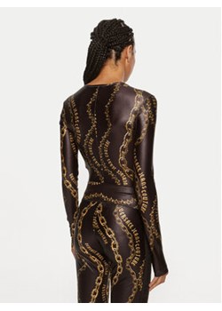 Versace Jeans Couture Body 77HAM2A1 JS417 Czarny Slim Fit ze sklepu MODIVO w kategorii Bluzki damskie - zdjęcie 176693935