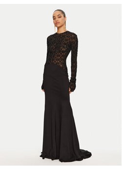 Elisabetta Franchi Sukienka wieczorowa Red Carpet AB65947E2 Czarny Slim Fit ze sklepu MODIVO w kategorii Sukienki - zdjęcie 176694445