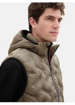 Tom Tailor Kamizelka 1041313 Zielony Regular Fit ze sklepu MODIVO w kategorii Kamizelki męskie - zdjęcie 176701466