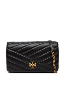 Tory Burch Torebka Kira Chevron 156553 Czarny ze sklepu MODIVO w kategorii Kopertówki - zdjęcie 176712208