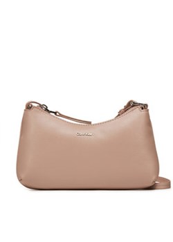 Calvin Klein Torebka Ck Must Soft Crossbody Bag_Pearl K60K611916 Beżowy ze sklepu MODIVO w kategorii Torebki bagietki - zdjęcie 176713187