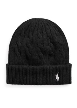 Polo Ralph Lauren Czapka 455956315001 Czarny ze sklepu MODIVO w kategorii Czapki zimowe damskie - zdjęcie 176716929