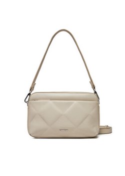 Calvin Klein Torebka Diamond Quilt Camera Bag W/Pkt K60K612907 Beżowy ze sklepu MODIVO w kategorii Listonoszki - zdjęcie 176717786