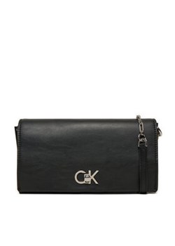 Calvin Klein Torebka Ck Mini Conv Chain Bag K60K612806 Czarny ze sklepu MODIVO w kategorii Listonoszki - zdjęcie 176719425