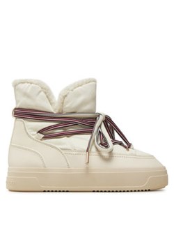 Tommy Hilfiger Śniegowce Snowboot Monogram Faux Fur FW0FW08389 Beżowy ze sklepu MODIVO w kategorii Śniegowce damskie - zdjęcie 176721988