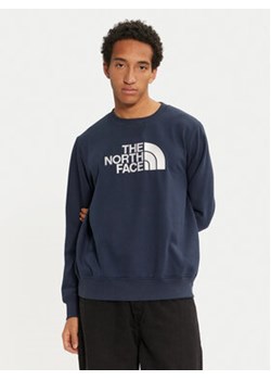 The North Face Bluza Drew Peak NF0A89EK Granatowy Regular Fit ze sklepu MODIVO w kategorii Bluzy męskie - zdjęcie 176722919