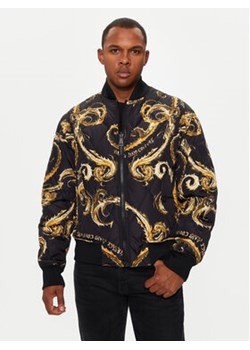 Versace Jeans Couture Kurtka bomber 77GASD07 Czarny Loose Fit ze sklepu MODIVO w kategorii Kurtki męskie - zdjęcie 176727866