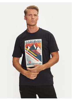 Napapijri T-Shirt S-Portalet Ss NP0A4I3E Czarny Relaxed Fit ze sklepu MODIVO w kategorii T-shirty męskie - zdjęcie 176736626