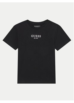 Guess T-Shirt L4BI07 J1314 Czarny Regular Fit ze sklepu MODIVO w kategorii T-shirty chłopięce - zdjęcie 176737395