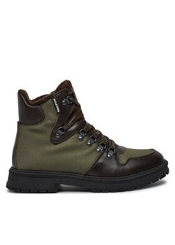 Tommy Hilfiger Trzewiki Hilfiger Warm Cordura Mix Boot FM0FM05180 Zielony ze sklepu MODIVO w kategorii Buty zimowe męskie - zdjęcie 176739355