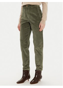 United Colors Of Benetton Spodnie materiałowe 4ZENDF07H Khaki Relaxed Fit ze sklepu MODIVO w kategorii Spodnie damskie - zdjęcie 176740917