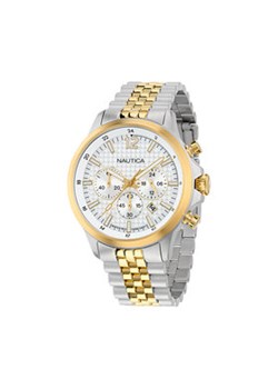 Nautica Zegarek Blueocean Chronograph NAPBOF408 Srebrny ze sklepu MODIVO w kategorii Zegarki - zdjęcie 176745688