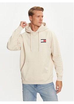 Tommy Jeans Bluza Essential DM0DM20738 Beżowy Regular Fit ze sklepu MODIVO w kategorii Bluzy męskie - zdjęcie 176755699