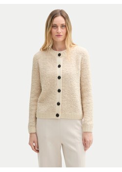 Tom Tailor Kardigan 1044068 Beżowy Regular Fit ze sklepu MODIVO w kategorii Swetry damskie - zdjęcie 176757015