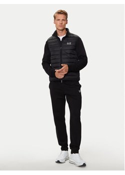 EA7 Emporio Armani Kamizelka 8NPQ06 PNGPZ 1200 Czarny Regular Fit ze sklepu MODIVO w kategorii Kamizelki męskie - zdjęcie 176758715