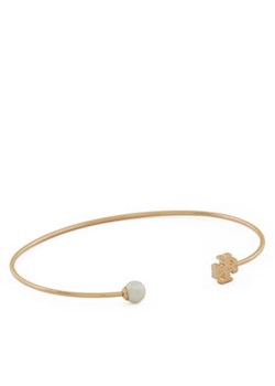 Tory Burch Bransoletka Kira Pearl Cuff 157968 Złoty ze sklepu MODIVO w kategorii Bransoletki - zdjęcie 176761745