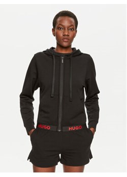 Hugo Bluza Sporty Logo 50520504 Czarny Relaxed Fit ze sklepu MODIVO w kategorii Bluzy damskie - zdjęcie 176768917