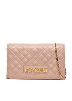 LOVE MOSCHINO Torebka JC4079PP0LLA0601 Różowy ze sklepu MODIVO w kategorii Kopertówki - zdjęcie 176771676