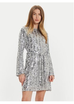 Vero Moda Sukienka koktajlowa Efa 10321447 Srebrny Regular Fit ze sklepu MODIVO w kategorii Sukienki - zdjęcie 176774269