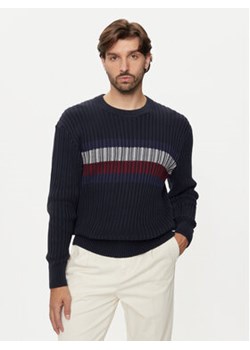 Tommy Hilfiger Sweter MW0MW37246 Granatowy Regular Fit ze sklepu MODIVO w kategorii Swetry męskie - zdjęcie 176774478