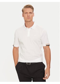 Boss Polo Parlay 147 50467113 Biały Regular Fit ze sklepu MODIVO w kategorii T-shirty męskie - zdjęcie 176779596