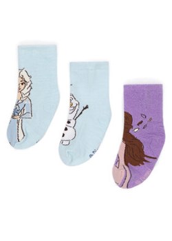 Frozen Skarpety ACCCS-AW24-234DFR (3-pack) Fioletowy ze sklepu MODIVO w kategorii Skarpetki dziecięce - zdjęcie 176781205