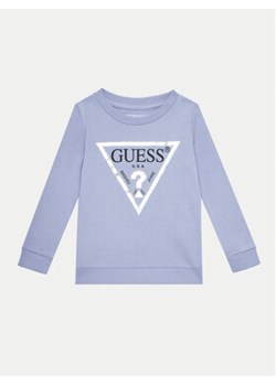 Guess Bluza K74Q12 KAUG0 Błękitny Regular Fit ze sklepu MODIVO w kategorii Bluzy chłopięce - zdjęcie 176792796