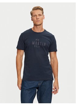 La Martina T-Shirt ZMR322 JS206 Granatowy Regular Fit ze sklepu MODIVO w kategorii T-shirty męskie - zdjęcie 176797988