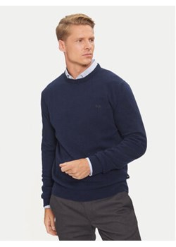 La Martina Sweter ZMS024 YW106 Granatowy Regular Fit ze sklepu MODIVO w kategorii Swetry męskie - zdjęcie 176802347