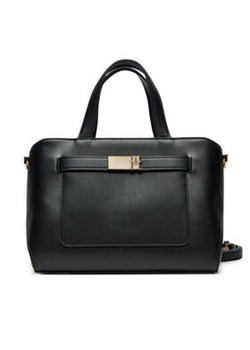 Tommy Hilfiger Torebka Th Heritage Mini Satchel AW0AW17374 Czarny ze sklepu MODIVO w kategorii Torebki damskie - zdjęcie 176812549
