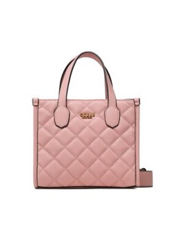 Guess Torebka Silvana (QC) Mini Bags HWQC86 65770 Różowy ze sklepu MODIVO w kategorii Kuferki - zdjęcie 176812716