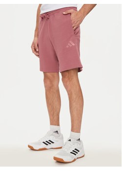 adidas Szorty sportowe ALL SZN French IY6560 Różowy Regular Fit ze sklepu MODIVO w kategorii Spodenki męskie - zdjęcie 176832647