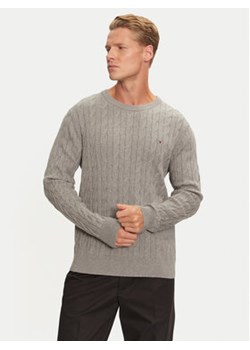 Tommy Hilfiger Sweter MW0MW33132 Szary Regular Fit ze sklepu MODIVO w kategorii Swetry męskie - zdjęcie 176837267