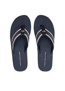 Tommy Hilfiger Japonki Im Platform Beach Sandal FW0FW08236 Granatowy ze sklepu MODIVO w kategorii Klapki damskie - zdjęcie 176840456