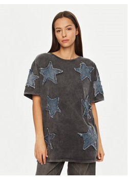 One Teaspoon T-Shirt Denim Star 26858 Szary Relaxed Fit ze sklepu MODIVO w kategorii Bluzki damskie - zdjęcie 176849546