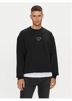Hugo Bluza Duberries 50518981 Czarny Relaxed Fit ze sklepu MODIVO w kategorii Bluzy męskie - zdjęcie 176851438