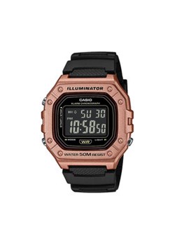Casio Zegarek Digital Chronograph W-218HM-5BVEF Czarny ze sklepu MODIVO w kategorii Zegarki - zdjęcie 176852718